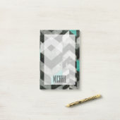 Jouw naam toevoegen | Uitsluiting Chevron II Post-it® Notes (Op bureau)