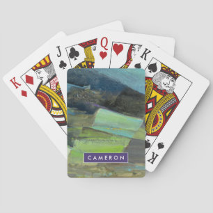 Jouw naam toevoegen   Uitzicht van de kust II Pokerkaarten