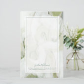 Jouw naam toevoegen | Verge Briefpapier (Staand voorkant)