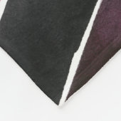 Jouw naam toevoegen | Vivid Waterverf Chevron I Fleece Deken (Hoek)