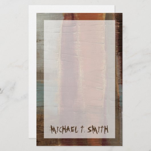 Jouw naam toevoegen | Vroegere musea II Briefpapier (Voorkant / Achterkant)