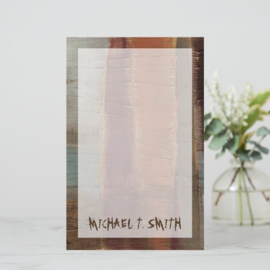 Jouw naam toevoegen | Vroegere musea II Briefpapier (Staand voorkant)