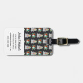 Jouw naam toevoegen | Watermeloenslag Bagagelabel (Voorkant horizontaal)