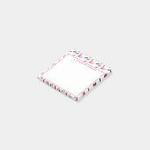 Jouw naam toevoegen | Waterverf Nail Pools Patroon Post-it® Notes (Schuin)