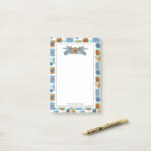 Jouw naam toevoegen | Waterverf Succulent Post-it® Notes (Op bureau)