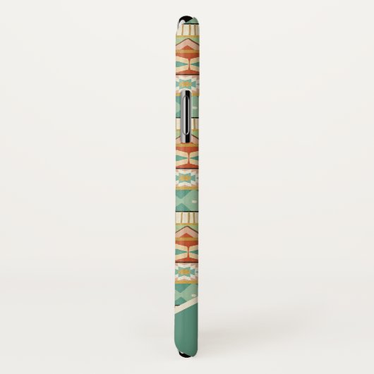 Jouw naam toevoegen | Waterverf Tribaal Patroon Case-Mate iPhone Case (Achterkant / rechts)