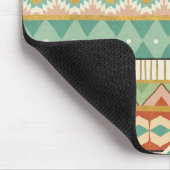 Jouw naam toevoegen | Waterverf Tribaal Patroon Muismat (Hoek)