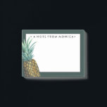 Jouw naam toevoegen | Waterverf tropische anananas Post-it® Notes<br><div class="desc">Tropische anananas Waterverf. Artiest: Grace Popp. Afbeelding-ID: 105687D.</div>