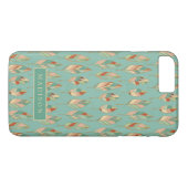 Jouw naam toevoegen | Waterverf Vuurpatroon Case-Mate iPhone Case (Achterkant (Horizontaal))