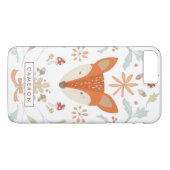 Jouw naam toevoegen | Whimsical Woodland Fox Case-Mate iPhone Case (Achterkant (Horizontaal))