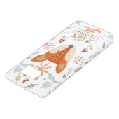 Jouw naam toevoegen | Whimsical Woodland Fox Case-Mate Samsung Galaxy Hoesje (Onderkant)