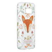 Jouw naam toevoegen | Whimsical Woodland Fox Case-Mate Samsung Galaxy Hoesje (Back/Rechts)