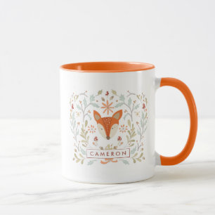 Jouw naam toevoegen   Whimsical Woodland Fox Mok