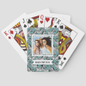 Jouw naam toevoegen | Zebra Pattern Pokerkaarten (Achterkant)