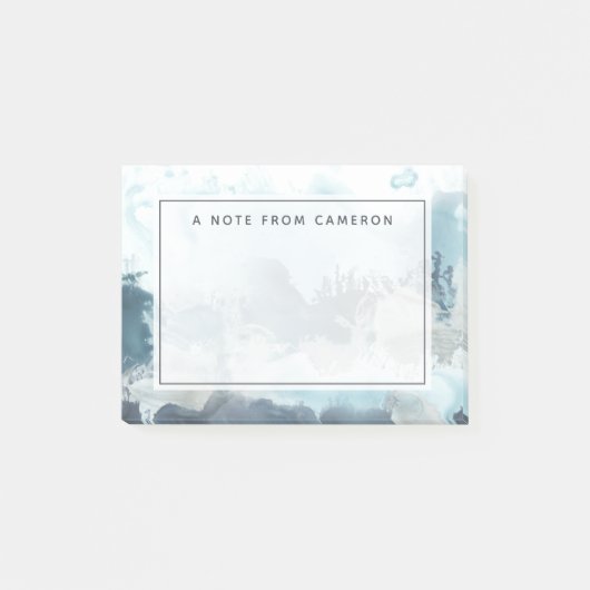 Jouw naam toevoegen | Zee bossen Post-it® Notes (Voorkant)