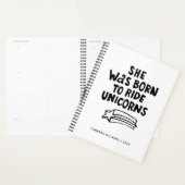 Jouw naam toevoegen | Zij is geboren in Ride Unico Planner (Display)