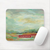 Jouw naam toevoegen | Zonneveld Abstract afdrukken Muismat (Met muis)