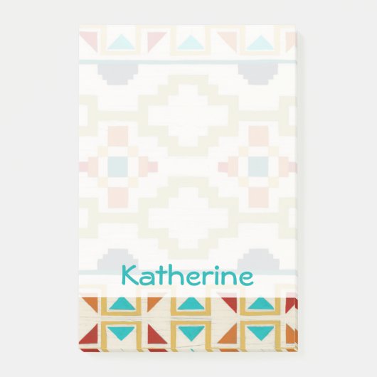 Jouw naam toevoegen | Zuidwest Geometry I Post-it® Notes (Voorkant)