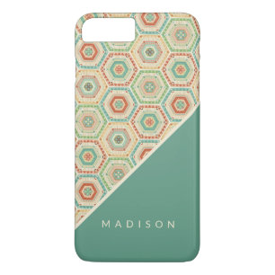Jouw naam toevoegen  Zuidwest-Hexagon-patroon Case-Mate iPhone Case