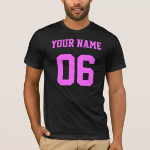 jouw naam Uw Aantal T-shirt