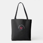 jouw naam, uw merk gepersonaliseerd tote bag (Achterkant)