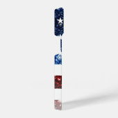 JOUW NAAM van de Amerikaanse vlag iPhone Hoesje (Rechterkant)