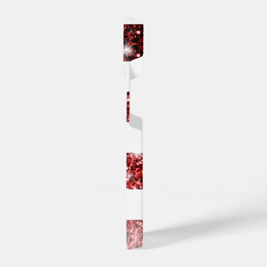 JOUW NAAM van de Amerikaanse vlag iPhone Hoesje (Linkerkant)