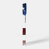 JOUW NAAM van de Amerikaanse vlag iPhone Hoesje (Rechterkant)