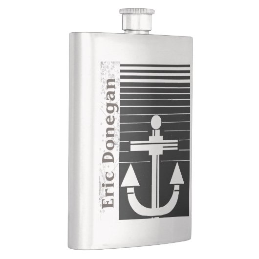 jouw naam van de Nautische kolf Flacon (Rechts)