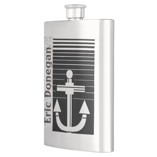 jouw naam van de Nautische kolf Flacon (Links)