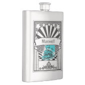 jouw naam van deze locomotiefkolf flacon (Rechts)