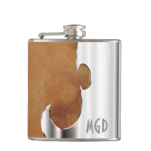 jouw naam van handleder- en chroomkolf