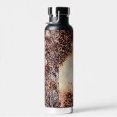 Jouw naam van roodbruine roestmetalen waterfles (Rechts)