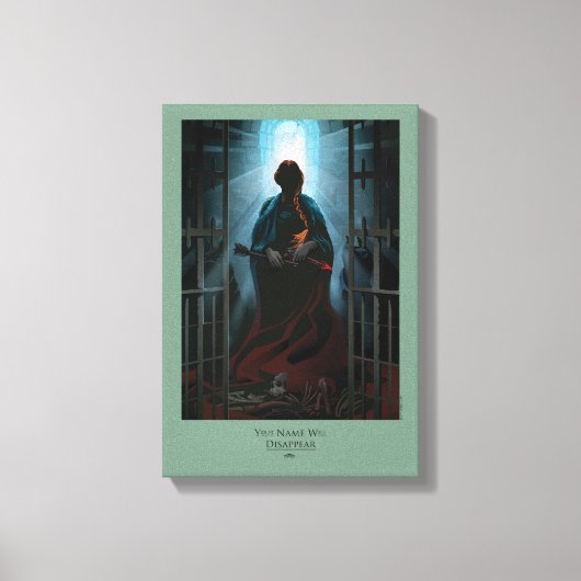 Jouw naam verdwijnt canvas afdruk (Voorkant)