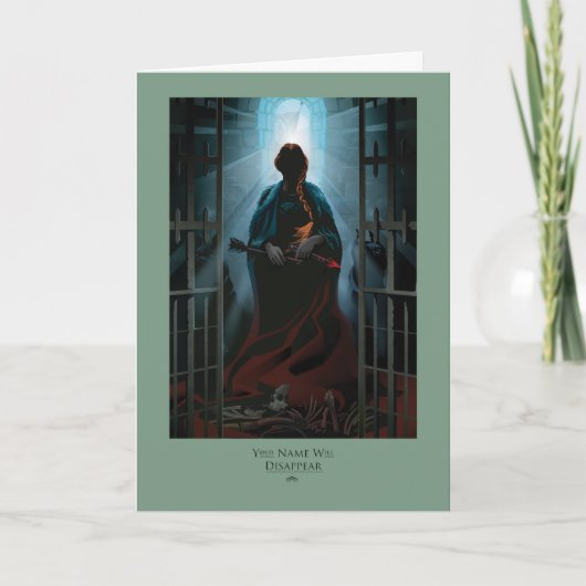 Jouw naam verdwijnt kaart (Voorkant)