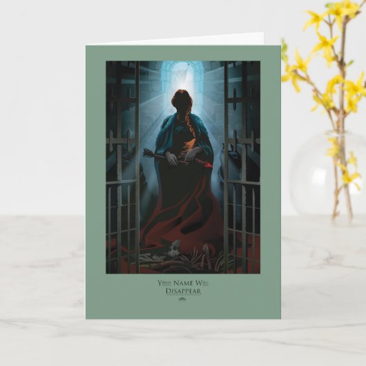 Jouw naam verdwijnt kaart (Gele Bloem)