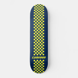 Jouw naam Volledig aangepaste kleuren, gecheckte s Persoonlijk Skateboard
