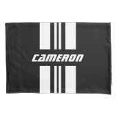 jouw naam volledig aangepaste kleuren met races 1 kussensloop (Voorkant)