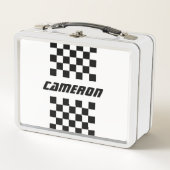 Jouw naam Volledig bewerkbare kleuren gecheckte st (Voorkant)