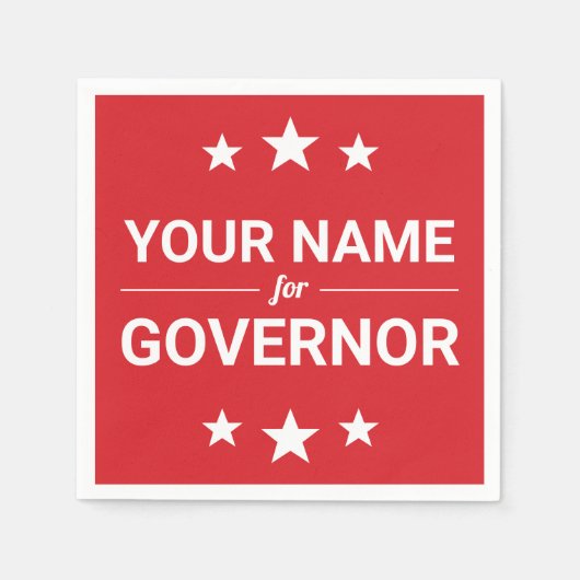 Jouw naam voor aangepaste tekst- en kleurentars va servet (Voorkant)