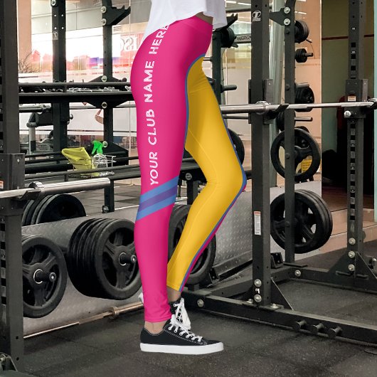  Jouw naam voor poorten/uw CLUB Leggings