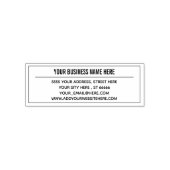 Jouw naam Website Info Adres Zakelijke Stempel (Design)