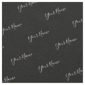 jouw naam White Typografie Stof (Close Up)