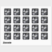 Jouw naam Wildflower Cluster Macro Foto Stickers (Vel)