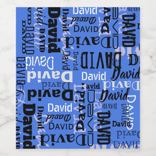 Jouw naam Wine Fles Weddenschap Birthday Label Wijn Etiket (Enkel label)