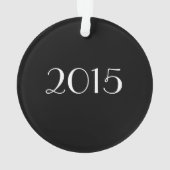 jouw naam Zebra Print Gymnastiek met rode details Ornament (achterkant)