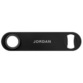 Jouw naam zwarte flesopener speed flessenopener