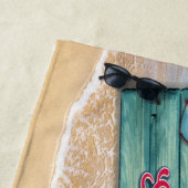 Jouw namen keukenhanddoek strandlaken (In situ)