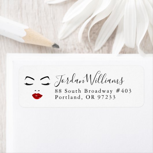 Jouw namen toevoegen | Elegant gezicht Etiket (Insitu)