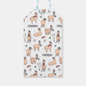 Jouw namen toevoegen | Lama's in Petten & sjaals S Cadeaulabel (Achterkant)